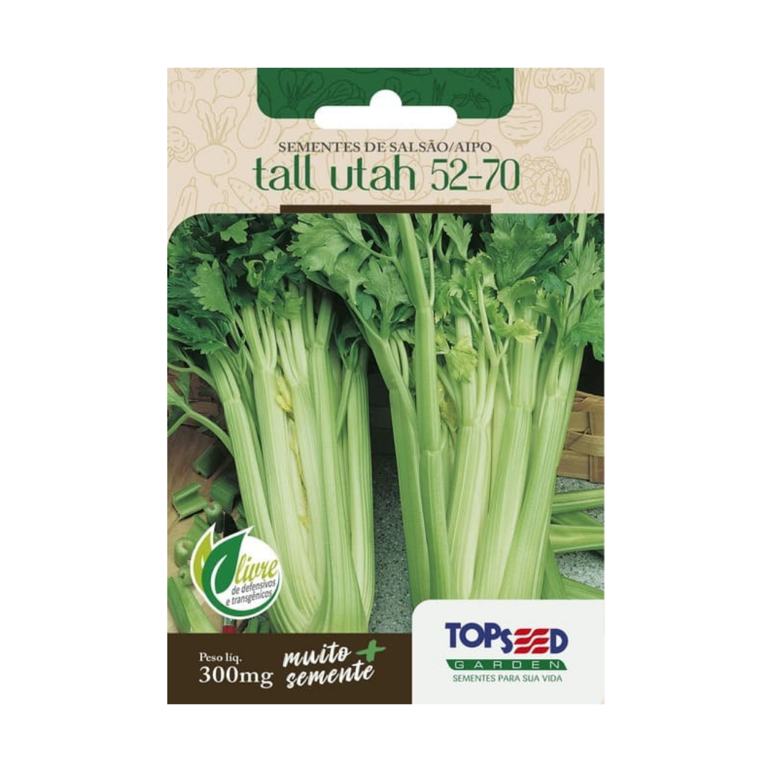 Semente De Salsão Aipo Tall Utah 52-70 300mg | Topseed