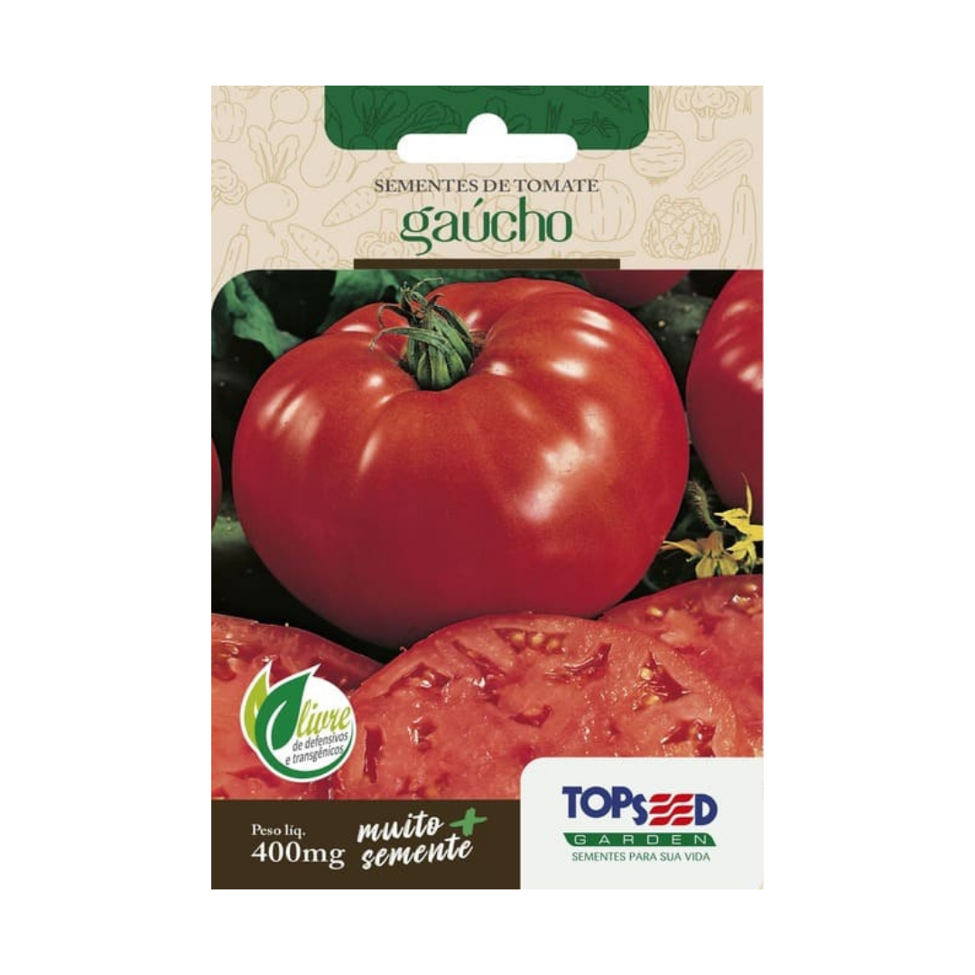 Semente De Tomate Gaúcho 400mg | Topseed