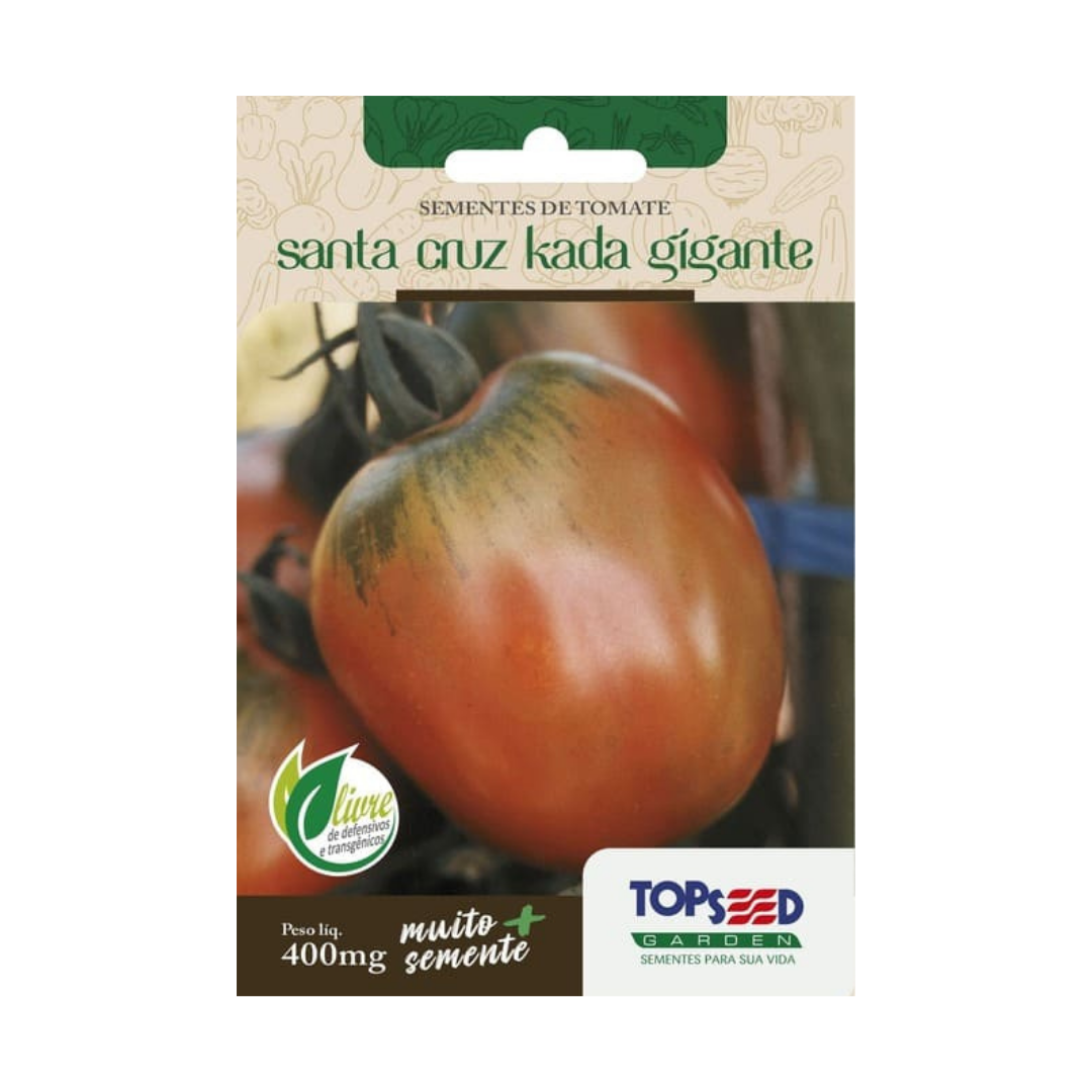 Semente De Tomate Santa Cruz Kada Gigante 400mg | Topseed
