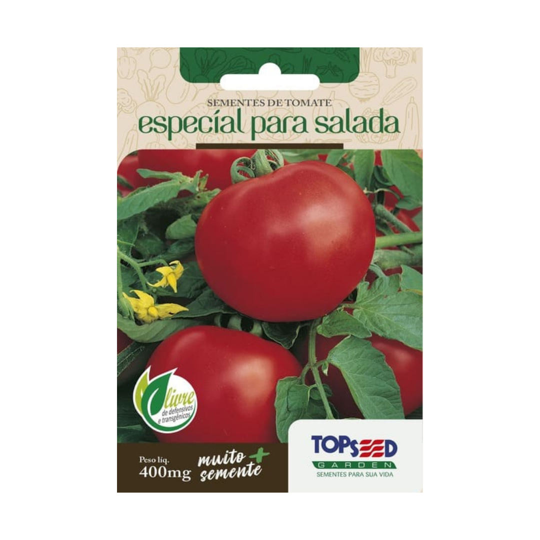 Semente De Tomate Tropic Especial Para Salada 400mg | Topseed