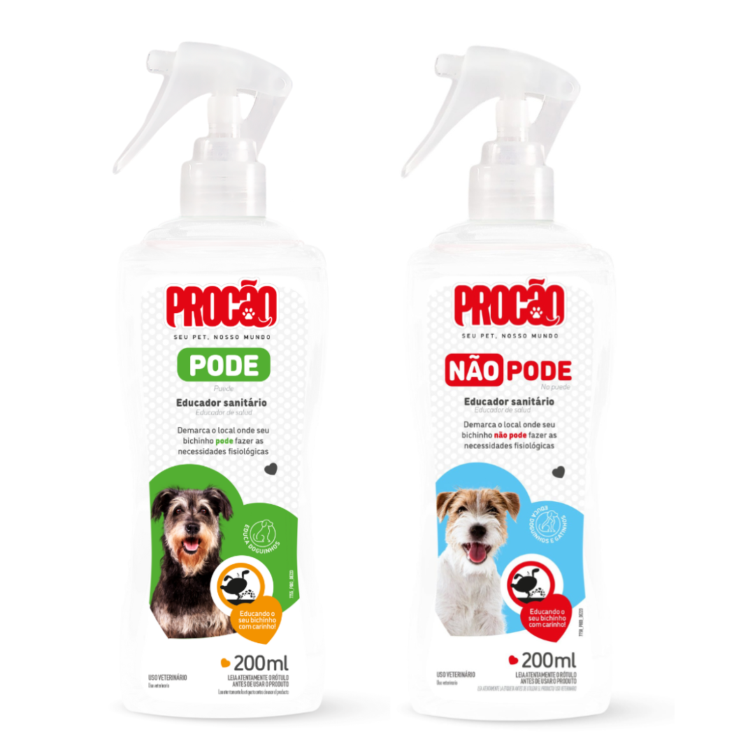 Kit Educador Sanitário para Cães - Pode + Não Pode | Procão