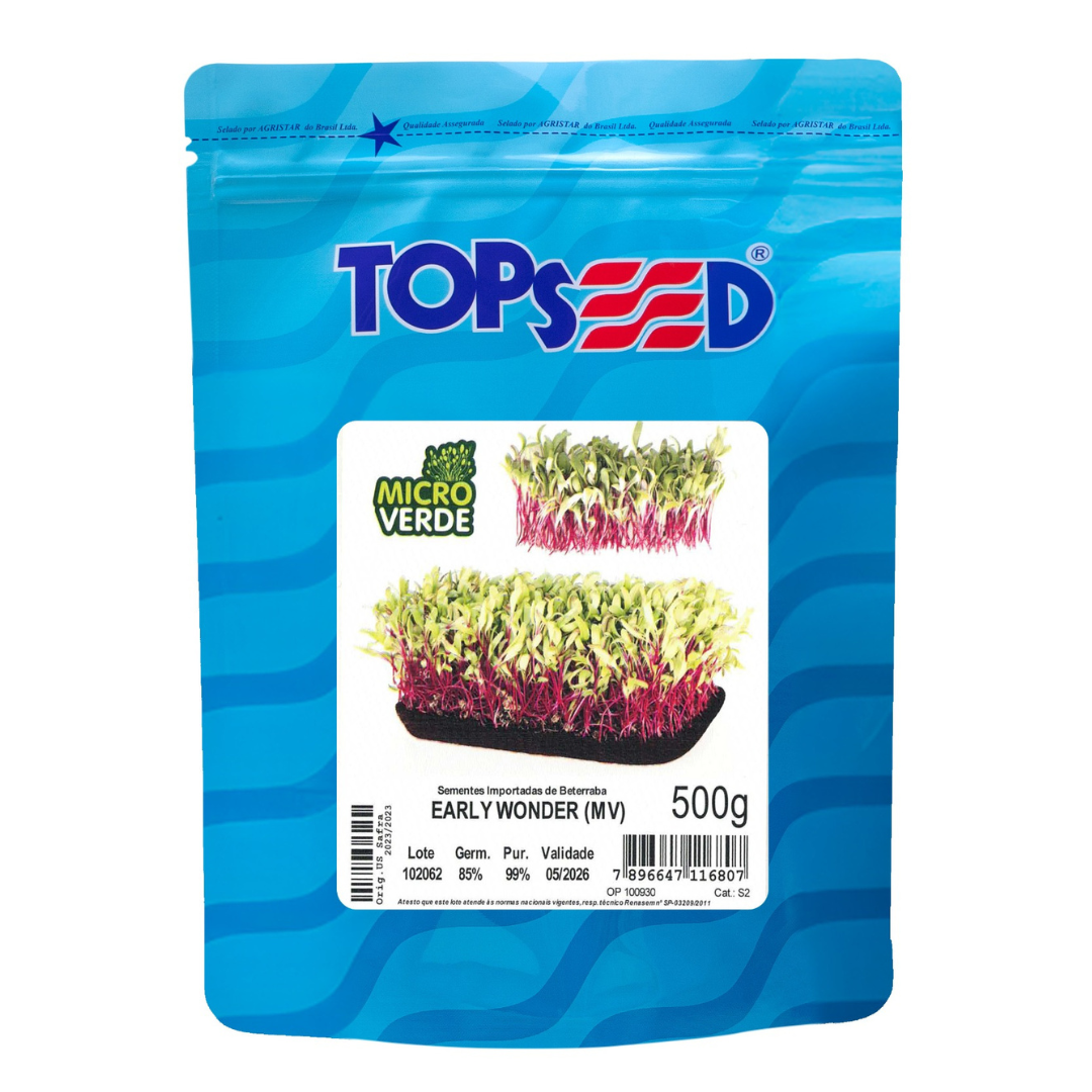 Microverde Beterraba Early Wonder 500g | Topseed