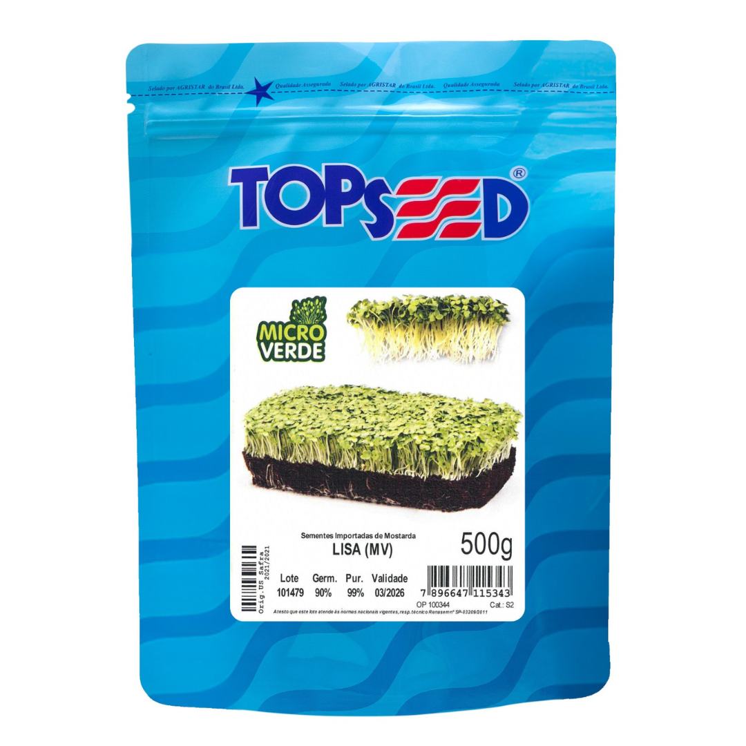 Microverde Mostarda Lisa 500g | Topseed
