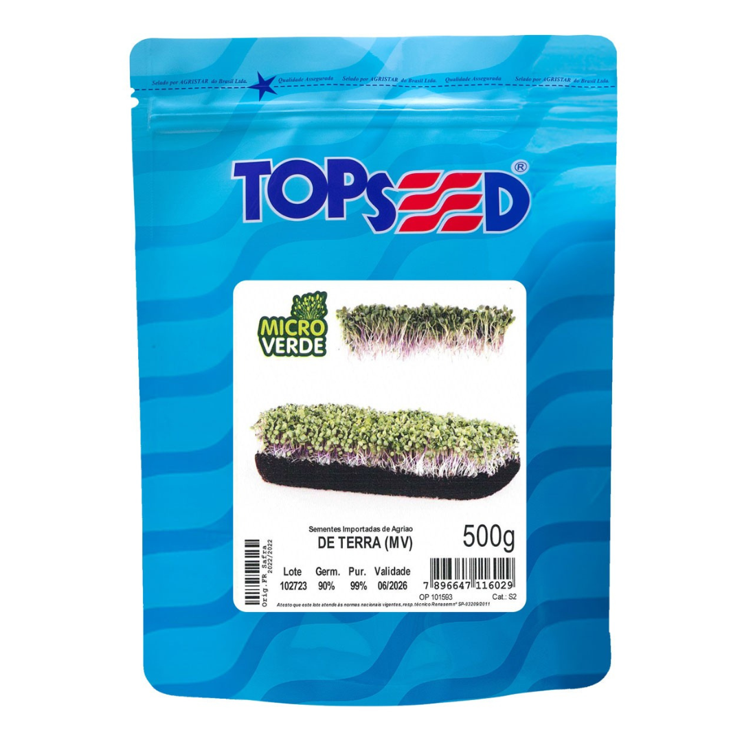 Microverde Agrião De Terra 500g | Topseed