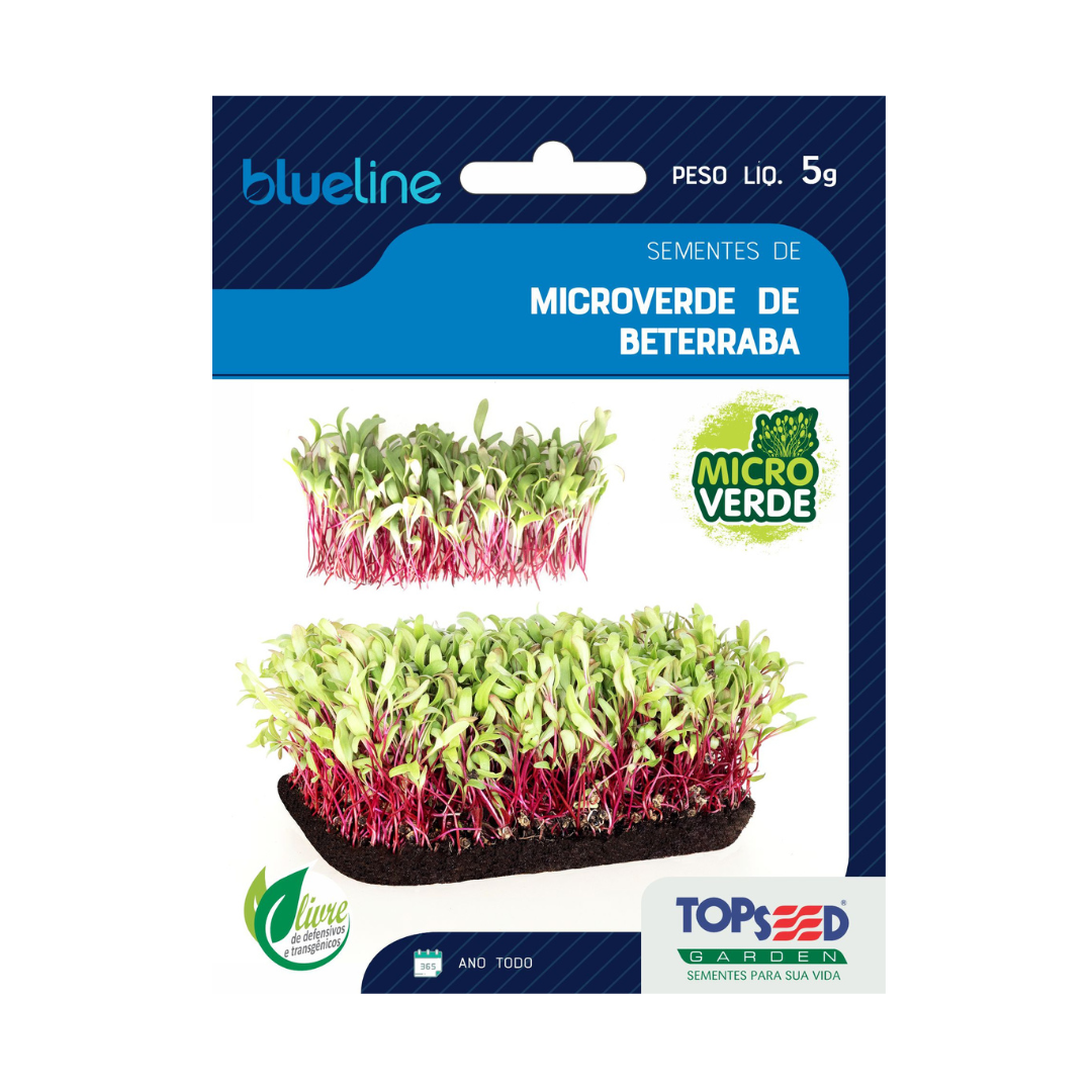 Microverde Beterraba 5g Blue Line | Topseed
