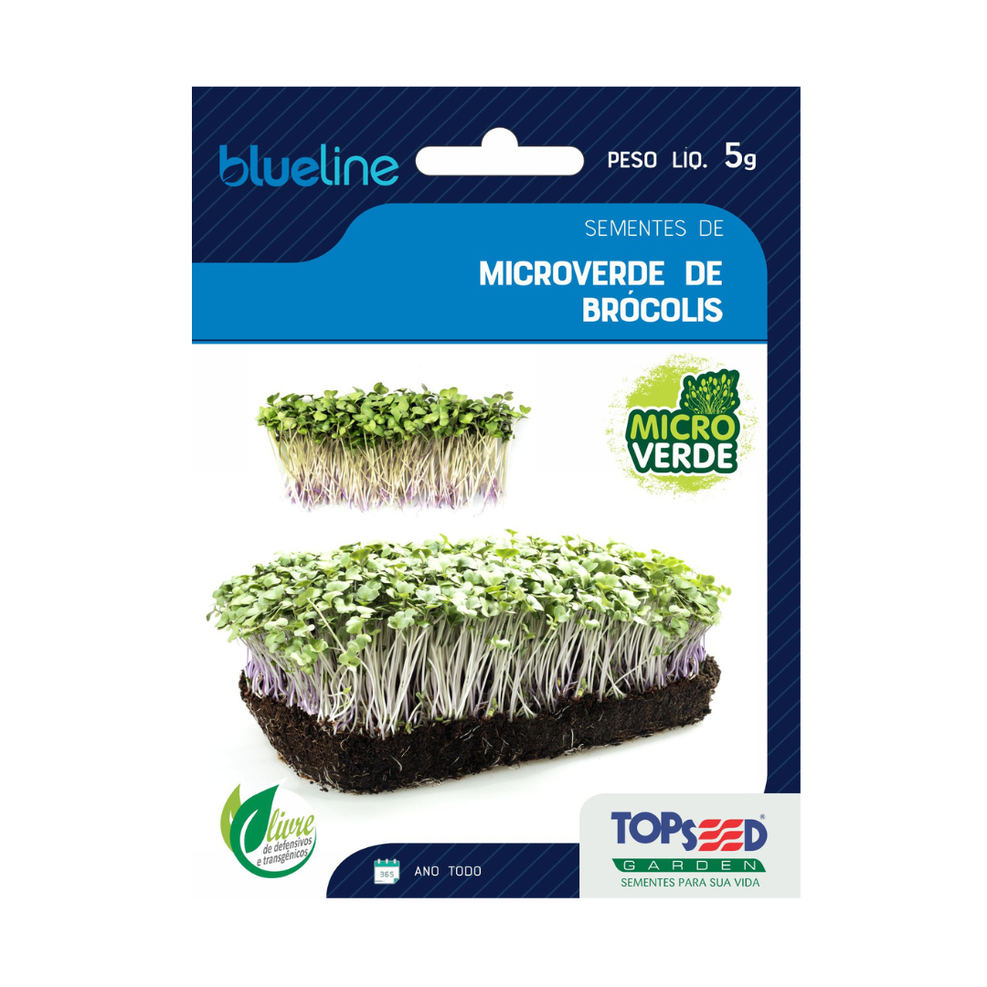 Microverde Brócolis 5g Blue Line | Topseed