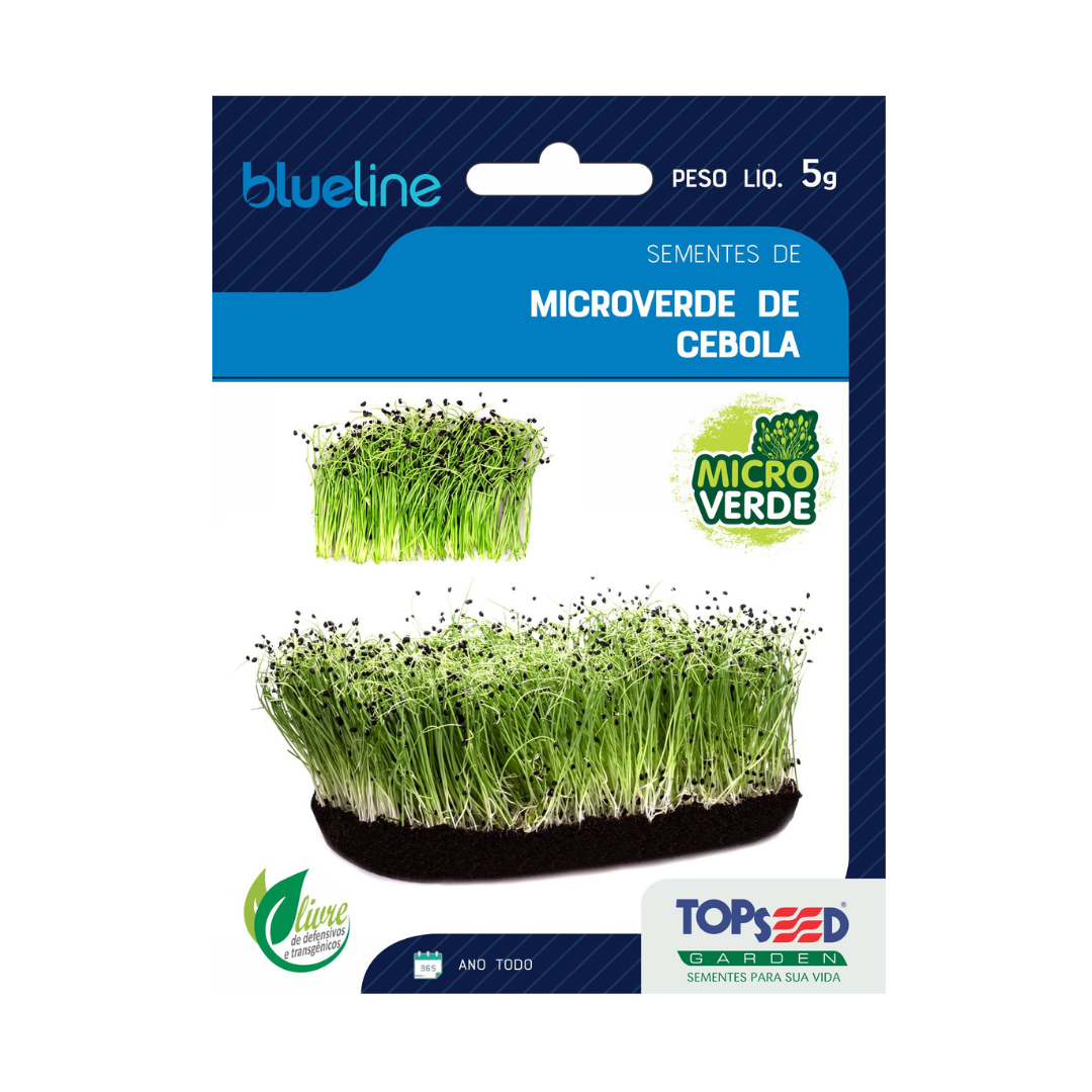 Microverde Cebola 5g Blue Line | Topseed