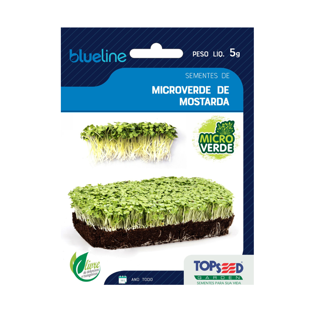 Microverde Mostarda 5g Blue Line | Topseed