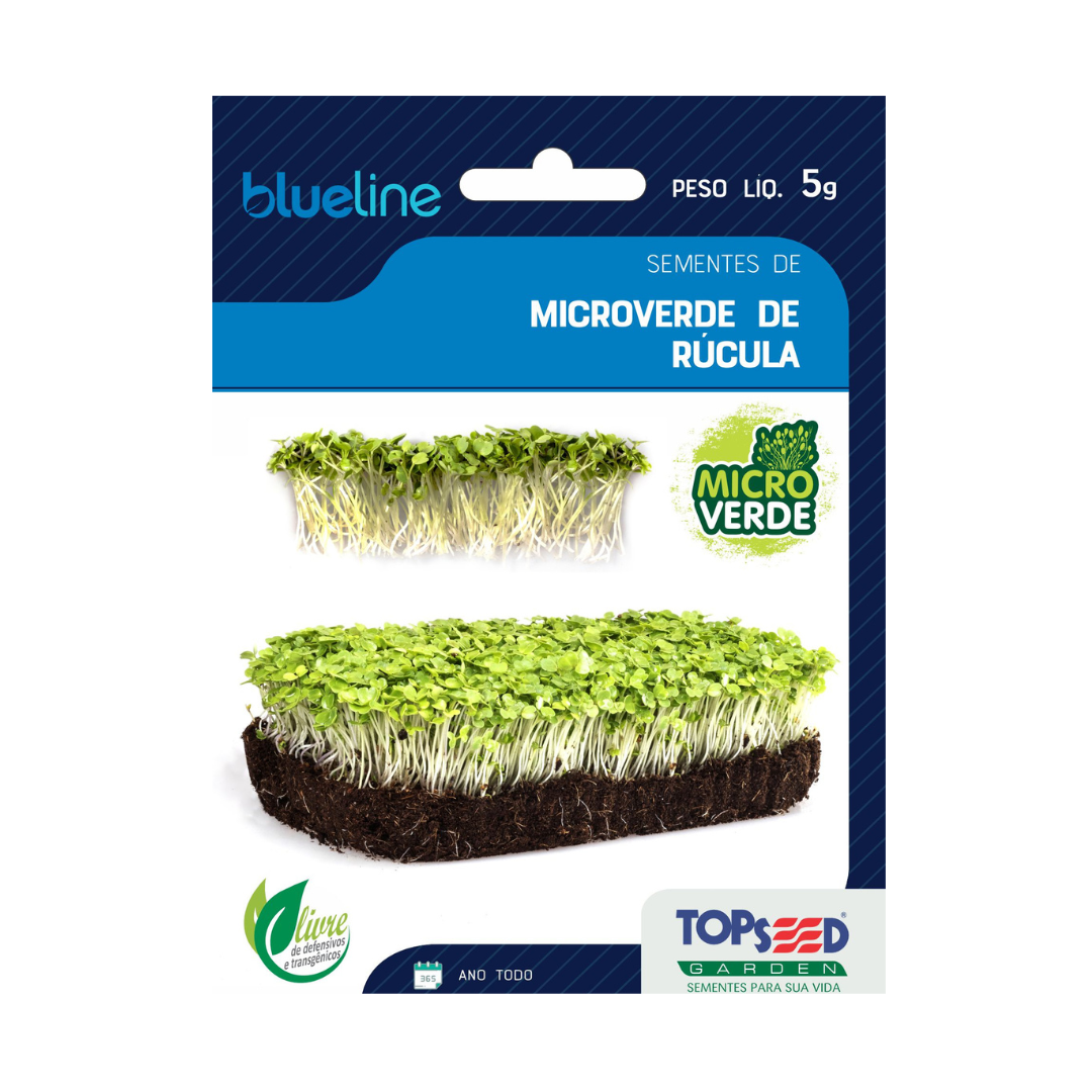 Microverde Rúcula 5g Blue Line | Topseed