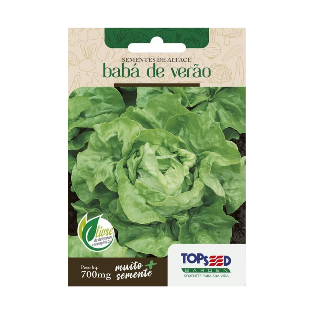 Semente De Alface Bába de Verão 700mg | Topseed