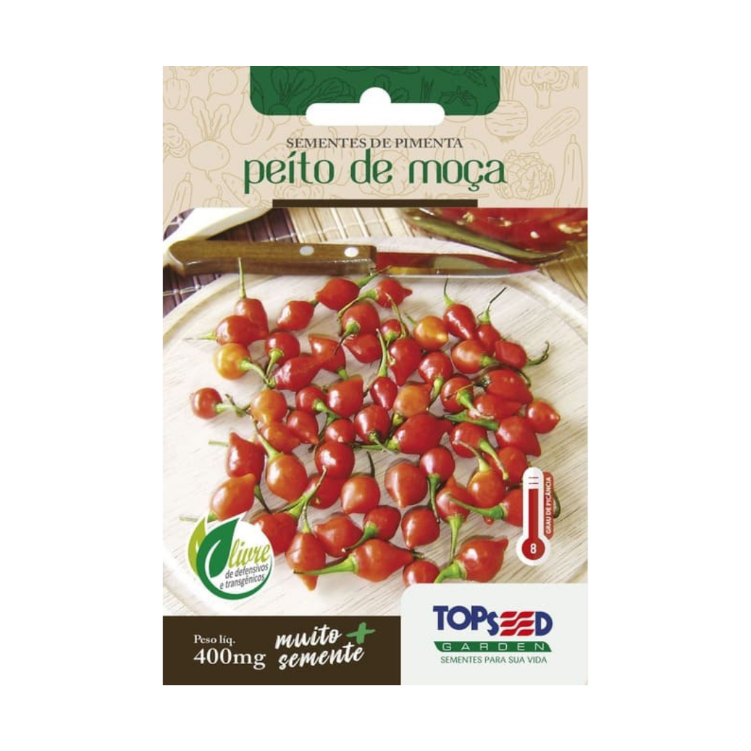 Semente De Pimenta Peito de Moça 400mg | Topseed