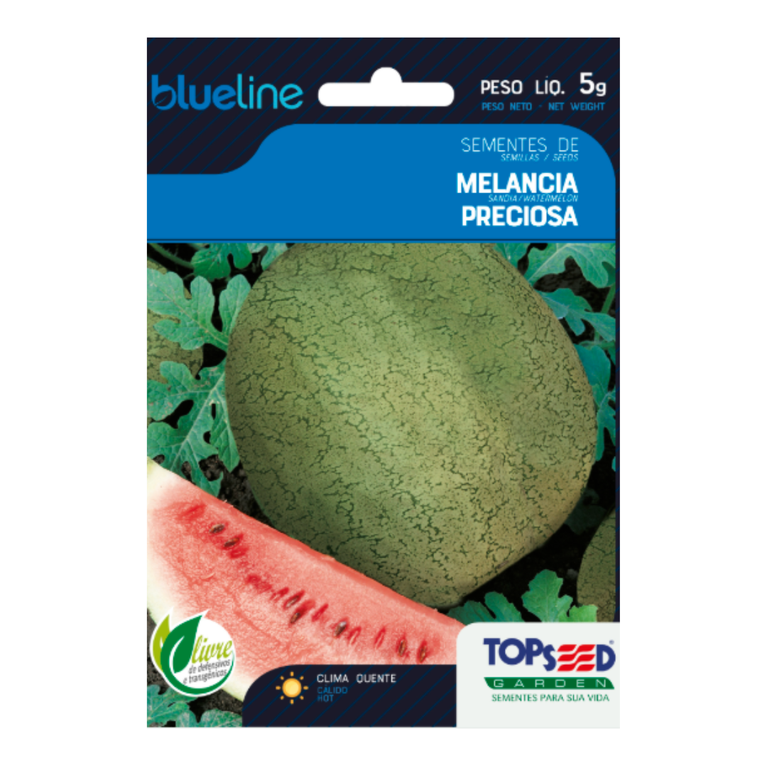 Semente De Melancia Preciosa Blue Line 5g | Topseed