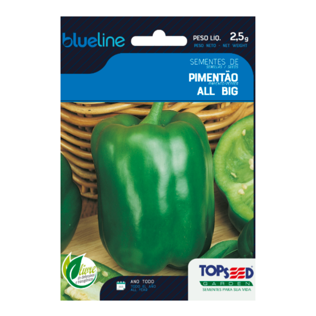 Semente De Pimentão All Big Blue Line 2,5g | Topseed