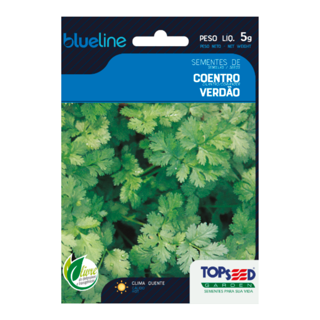 Semente De Coentro Verdão Blue Line 5g | Topseed