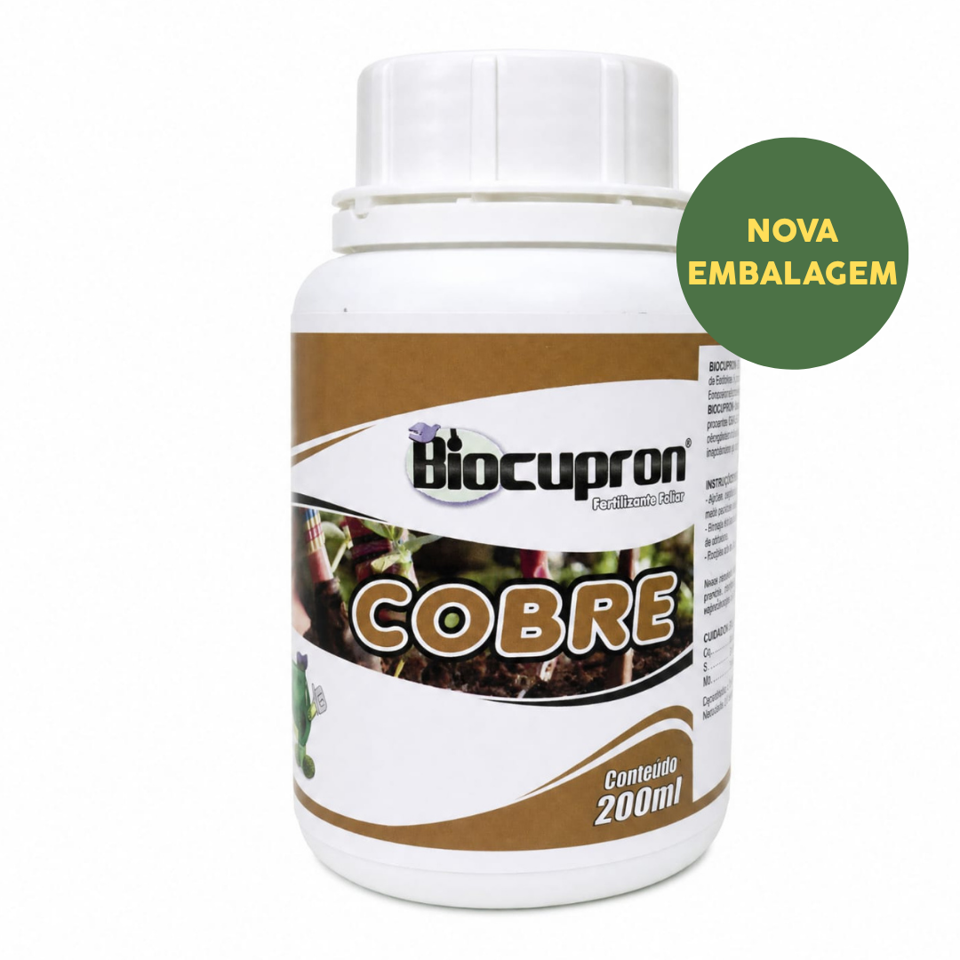 Cobre Liquido 200ml | Fertilizante Foliar Fungicida | Green FIx | Agribras