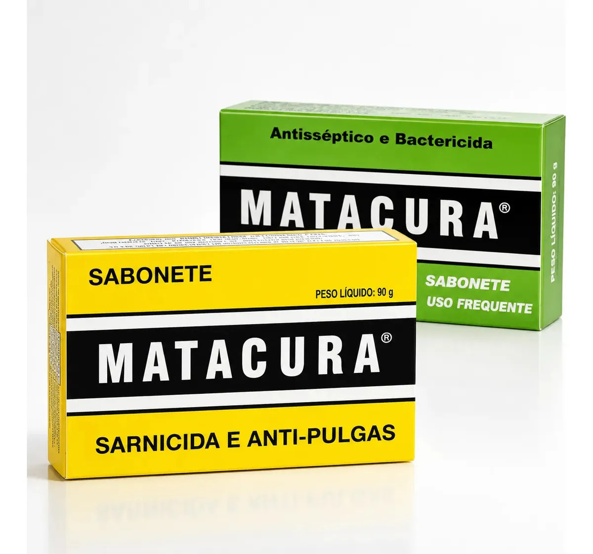 Kit Sabonetes Matacura Antipulgas 80g Mais Antisséptico 90g