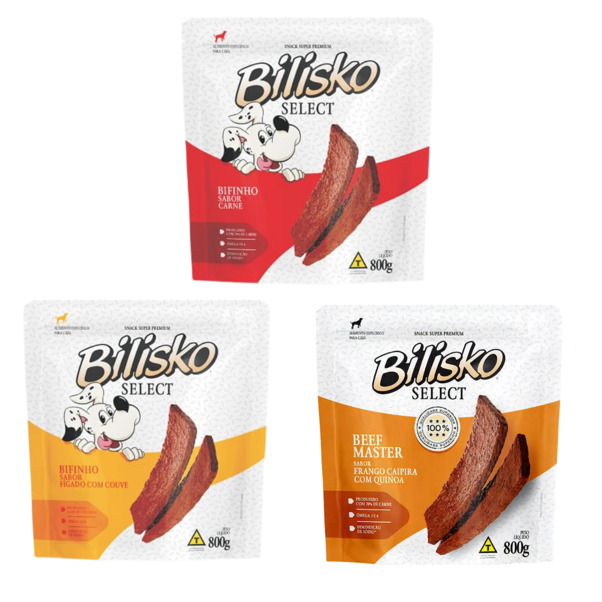 Bifinho Para Cães | Petisco 800g | Bilisko